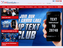 Tablet Screenshot of 360grandlake.com